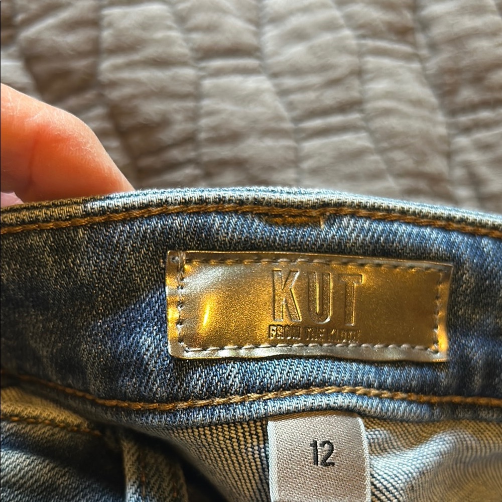 Kut from the Kloth Blue Flare Wide Leg Jeans - Picture 2 of 5
